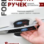 Накладки на ручки + пленка под ручки дверей авто Ford (Форд)