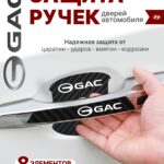 Накладки на ручки + пленка под ручки дверей авто Gac (ГАК)