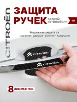 Накладки на ручки + пленка под ручки дверей авто Citroen (Ситроен)