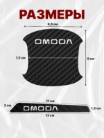 Накладки на ручки + пленка под ручки дверей авто Omoda (Омода) — изображение 2