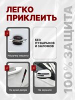 Накладки на ручки + пленка под ручки дверей авто Haval (Хавал) — изображение 4